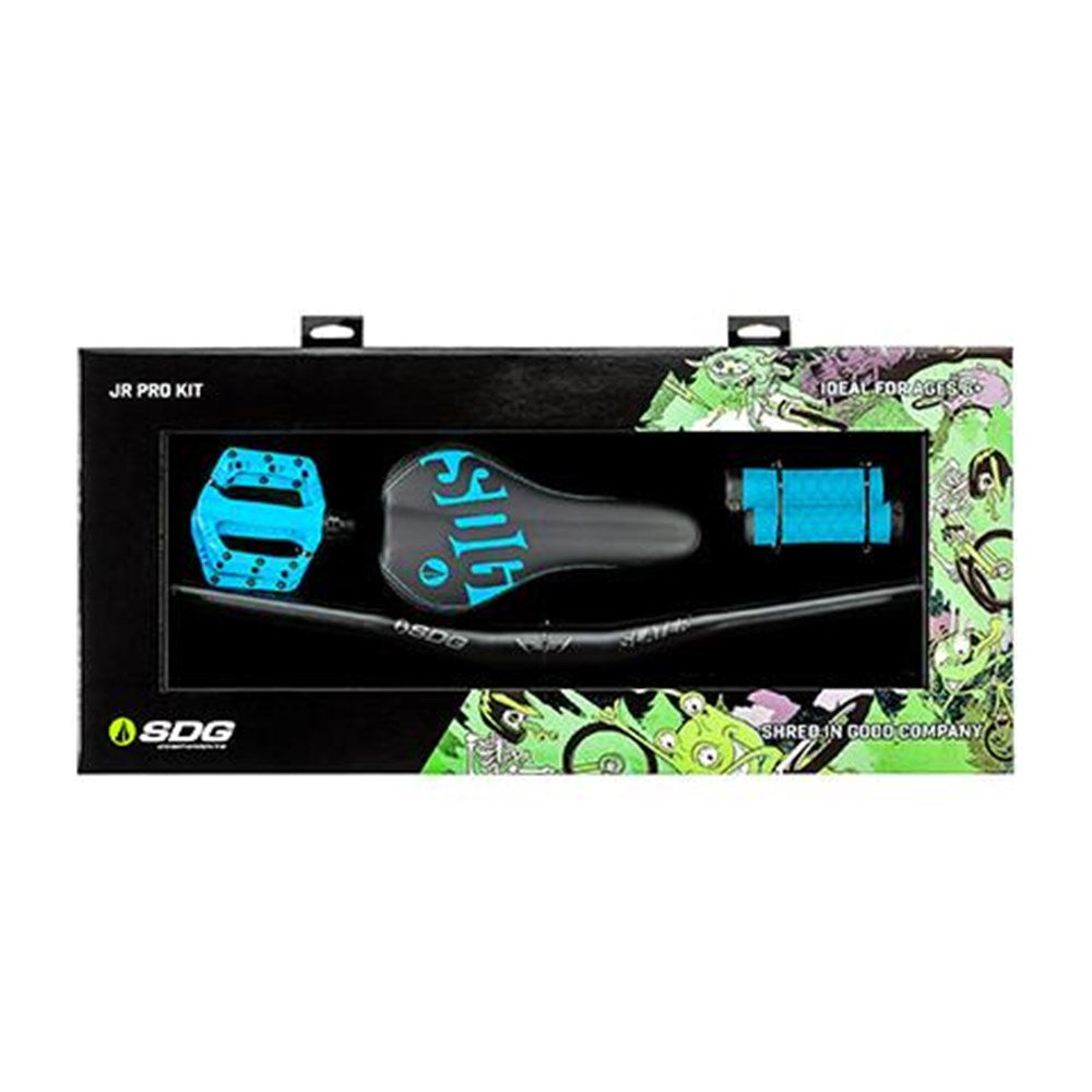 Sdg Jr Pro Kit Youth Cyan Blue - Ultimate Cycles Nowra