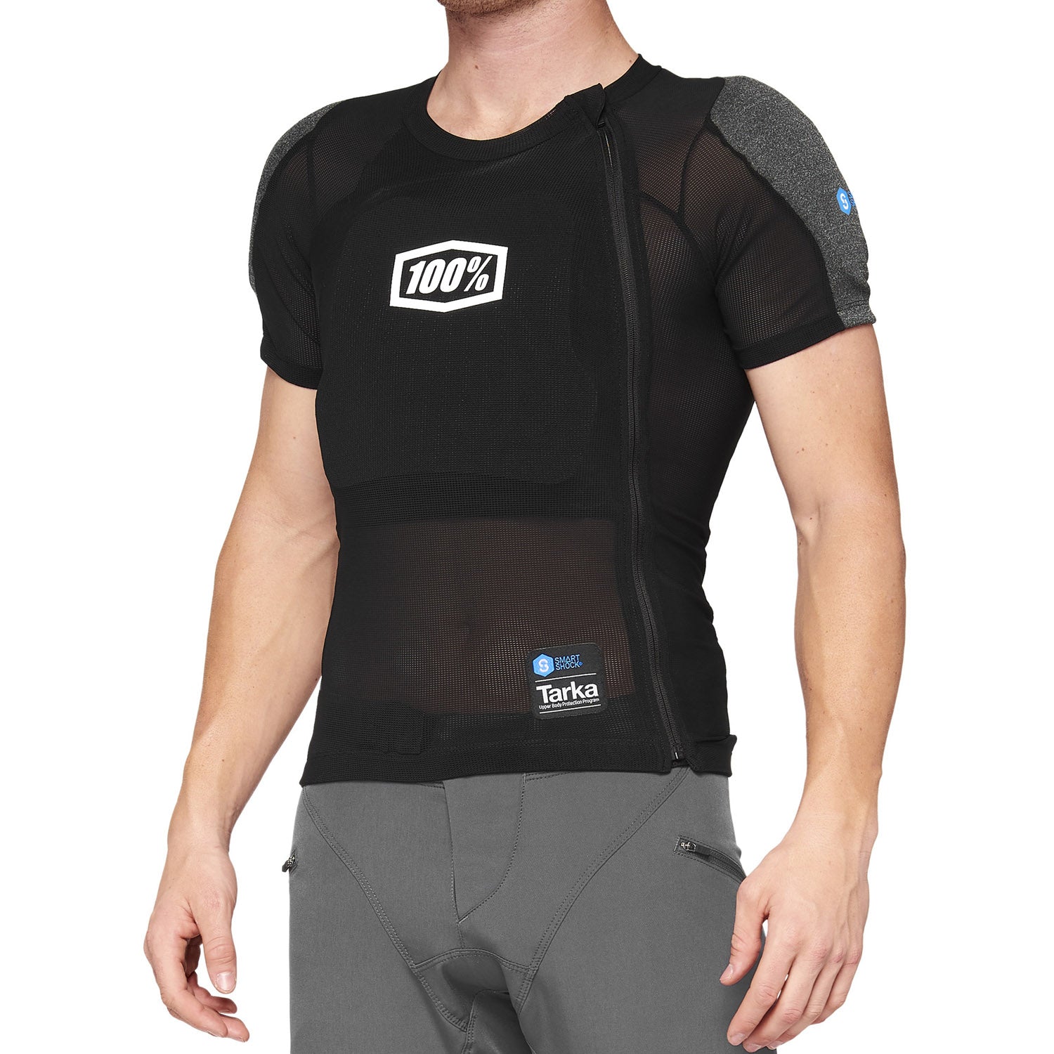 100% Tarka Short Sleeve Body Armour Black - Ultimate Cycles Nowra