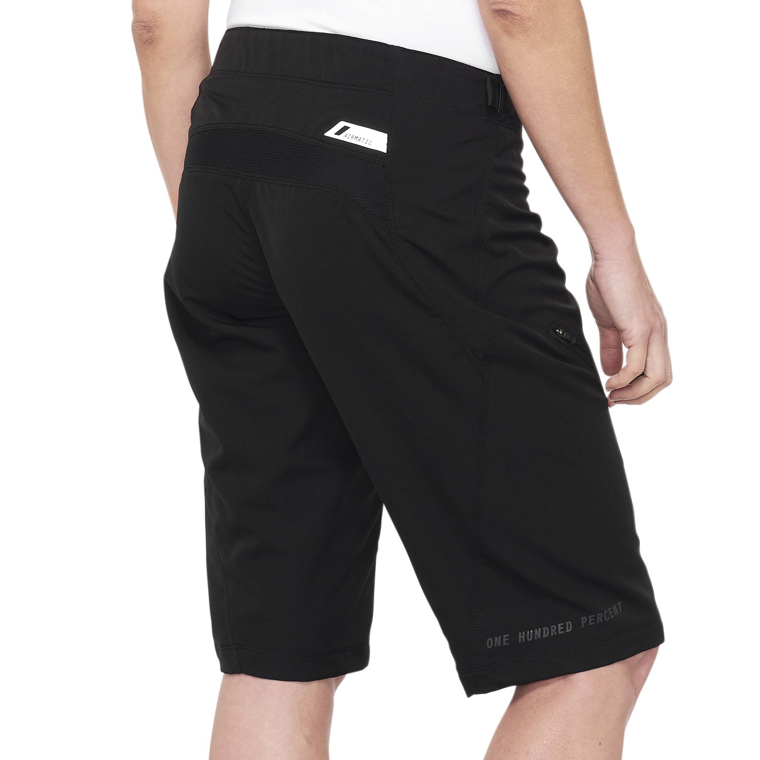 100% Wmns Airmatic Shorts Blk - Ultimate Cycles Nowra