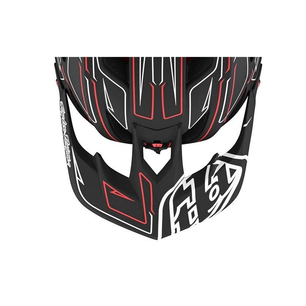 Tld 21 Stage Visor Le Pinstripe Black / Red - Ultimate Cycles Nowra
