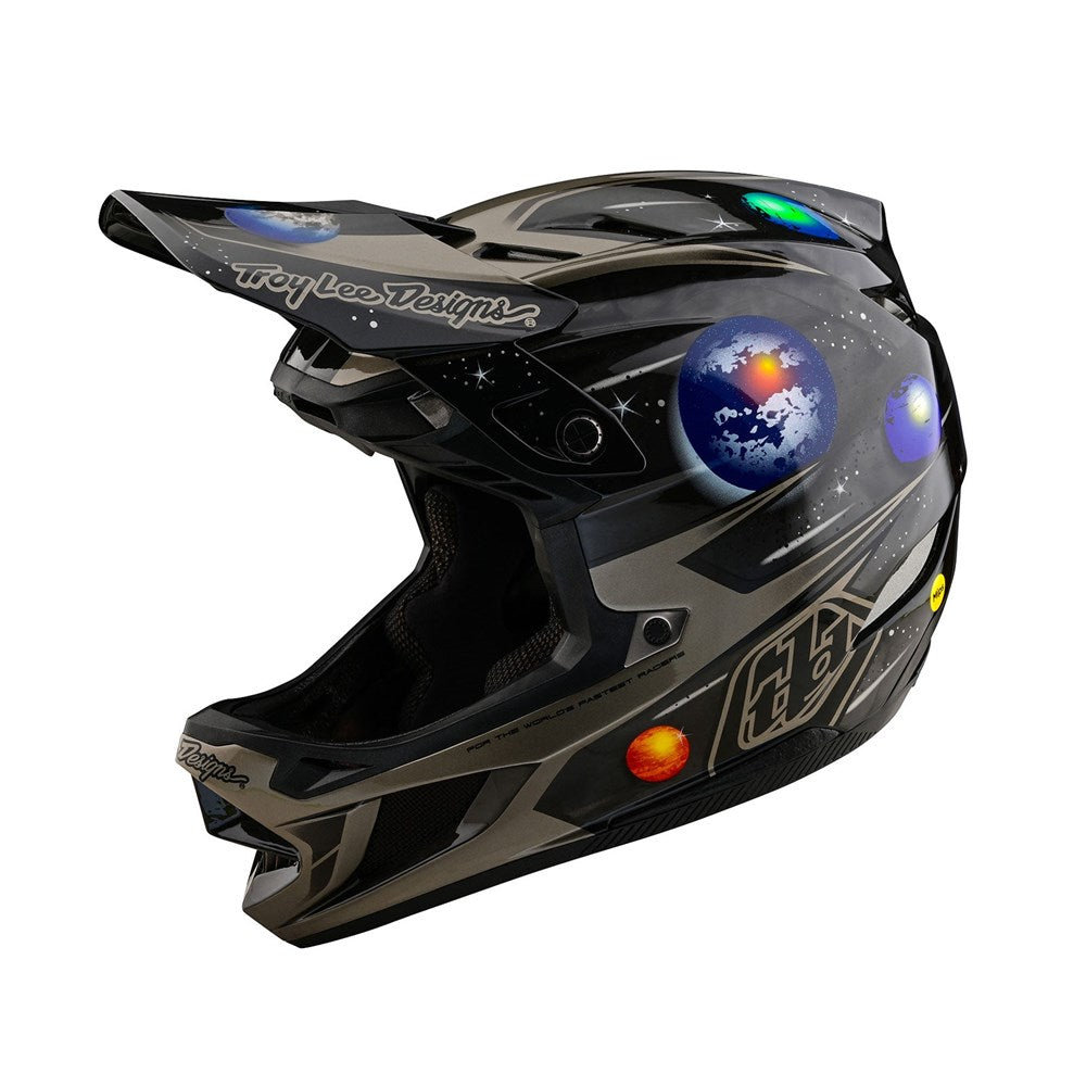Tld 24.2 D4 Carbon As Helmet Spacian Black Xlg / 2Xl - Ultimate Cycles Nowra