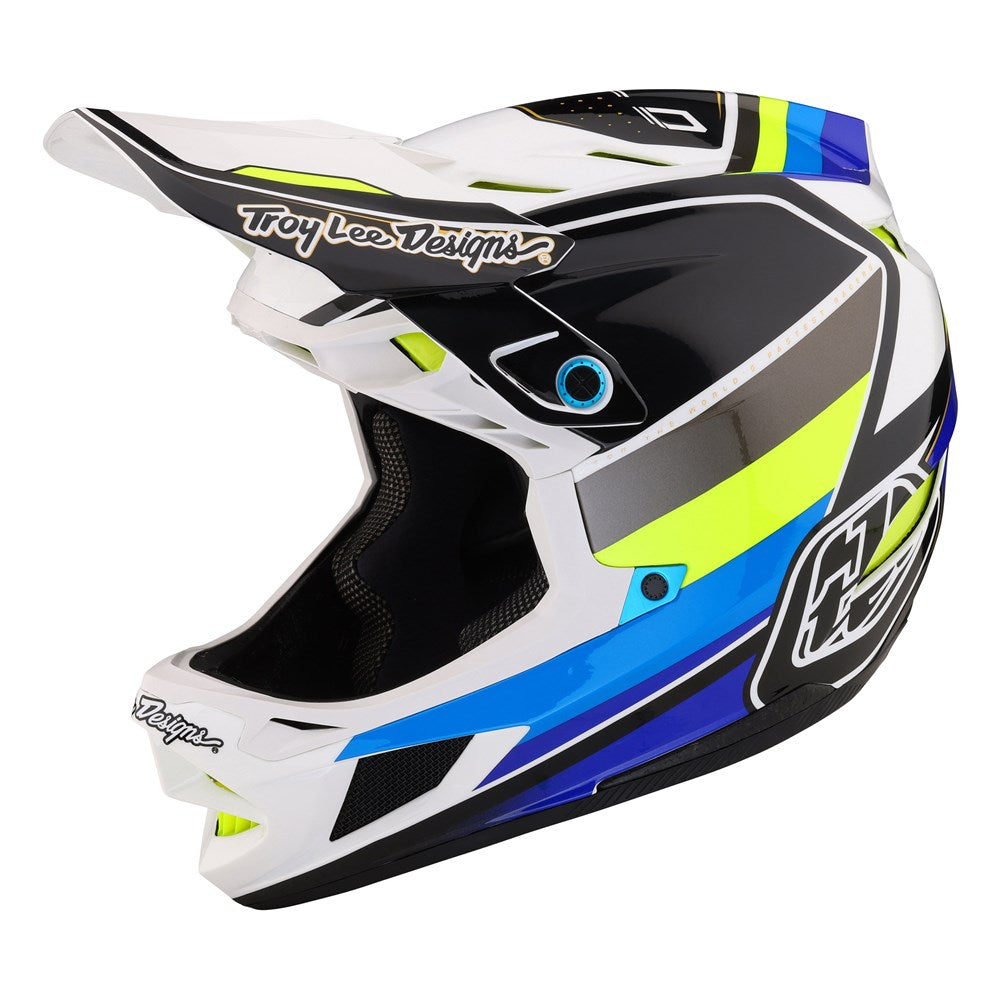 Tld 24.1 D4 Composite As Helme Mips Reverb White / Blue Xlg / 2Xl - Ultimate Cycles Nowra