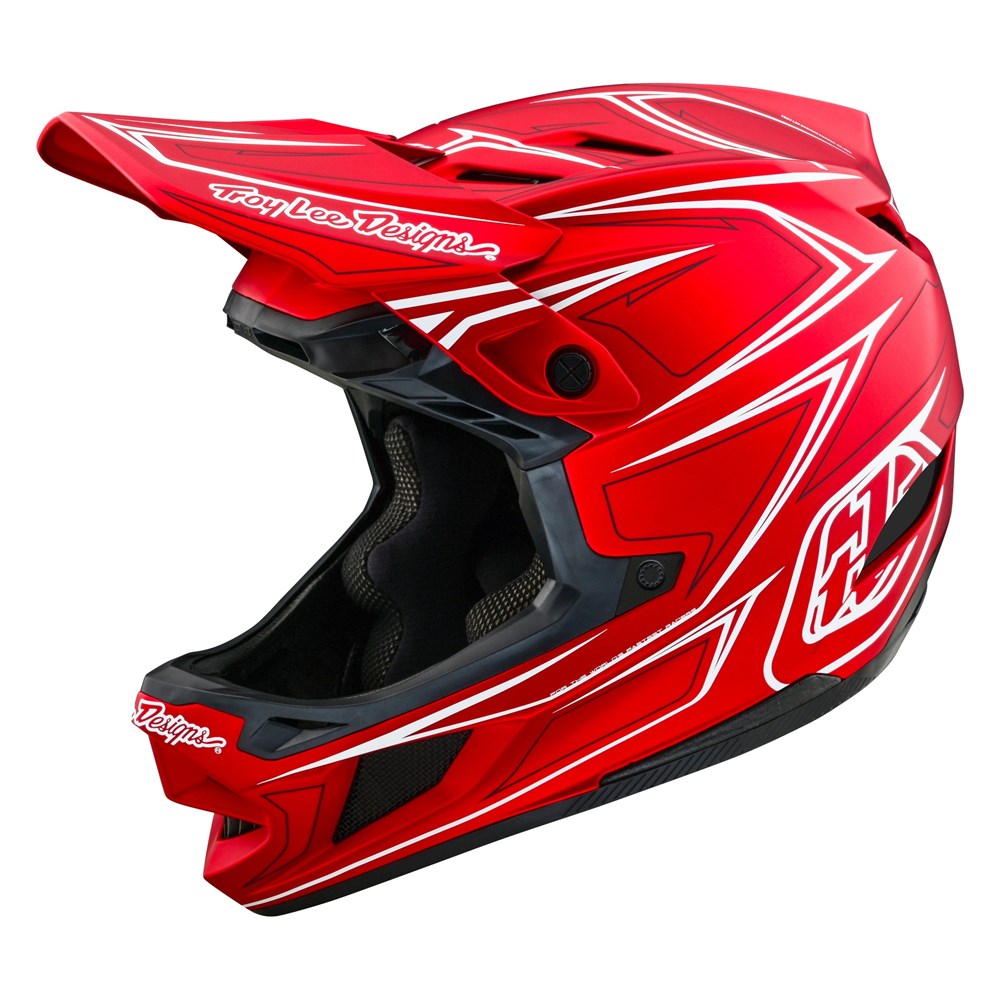 Tld 24.1 D4 Composite As Helme Mips Pinned Light Red Xlg / 2Xl - Ultimate Cycles Nowra