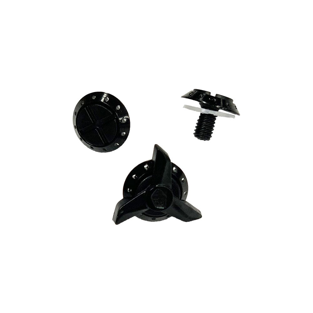 Tld 24.2 D4 / Stage Visor Screw Set Black 3 Pack - Ultimate Cycles Nowra