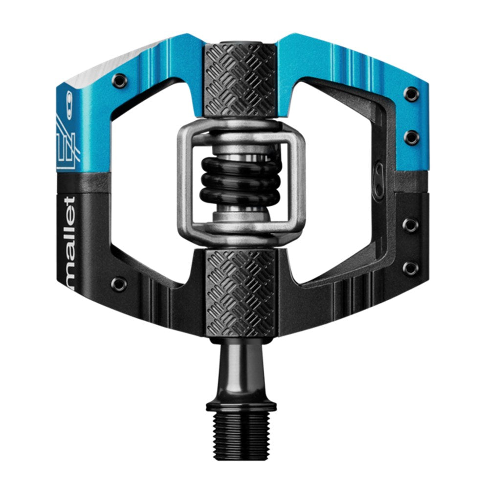 Crankbrothers Pedal Mallet E Long Spindle Black & Blue Bod - Ultimate Cycles Nowra