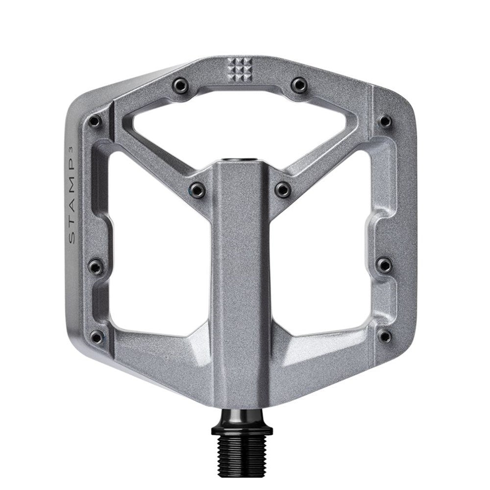 Crankbrothers Pedal Stamp 3 Small Gen 2 Grey Magnesium - Ultimate Cycles Nowra