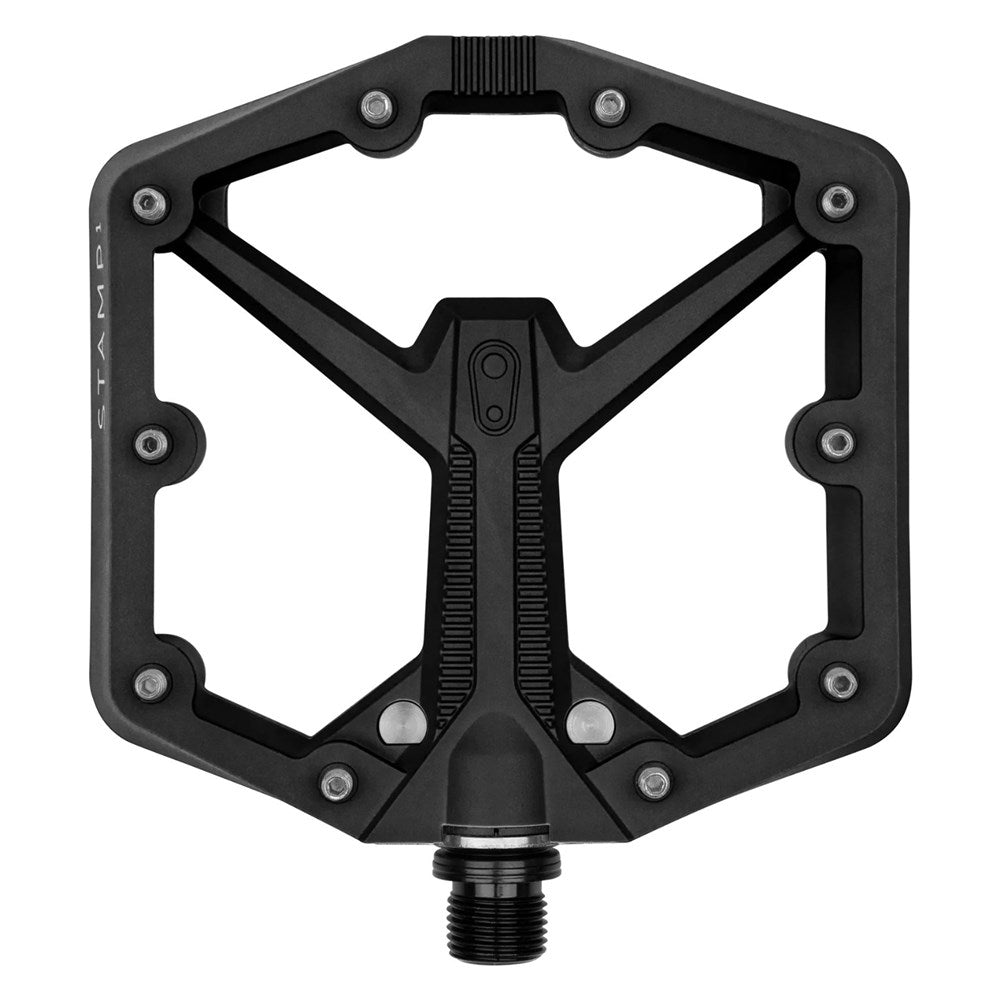 Crankbrothers Pedal Stamp 1 Large Gen 2 Black - Ultimate Cycles Nowra