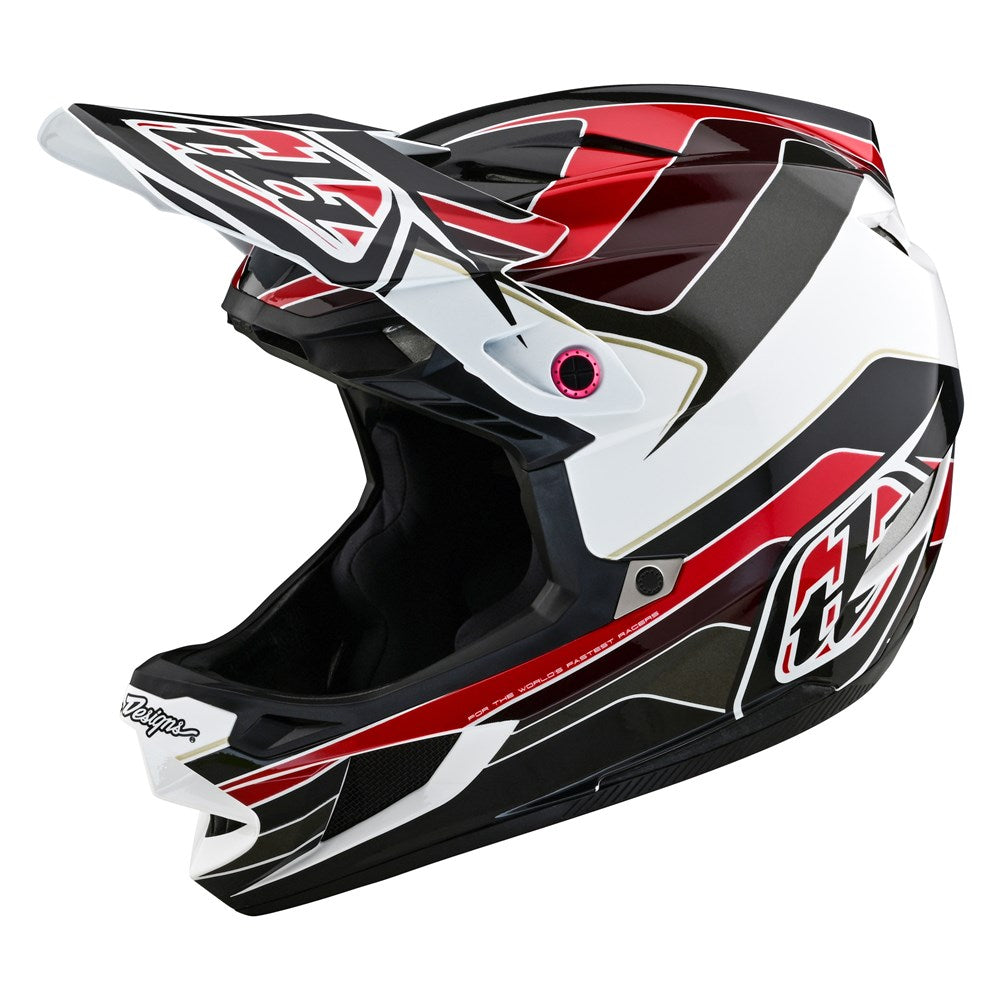 Tld 24.1 D4 Poly As Helmet Block Charcoal / Red Xlg / 2Xl - Ultimate Cycles Nowra