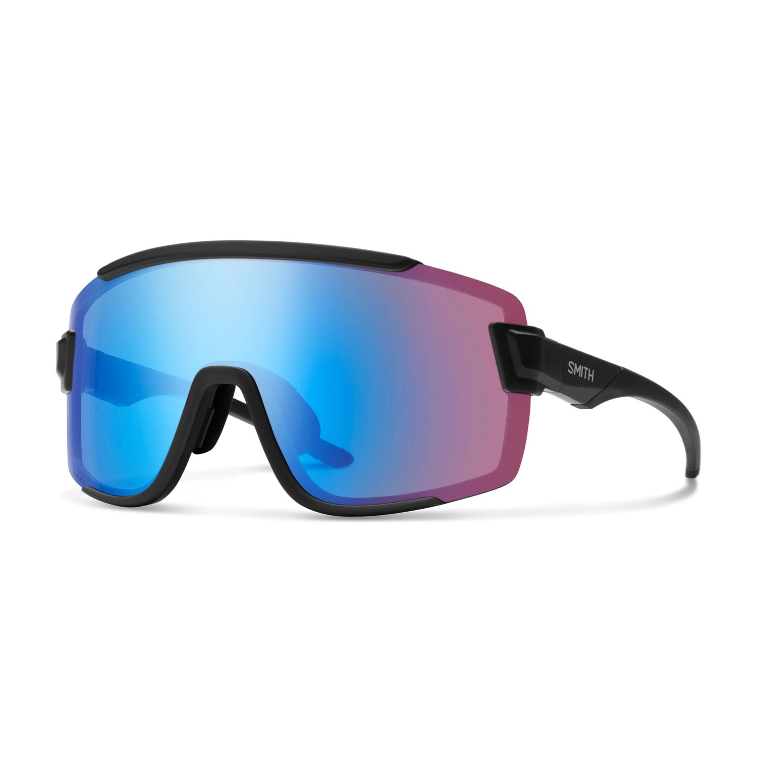 Smith Wildcat Glasses Matt Black Rose Blue Mirror Lense Hc - Ultimate Cycles Nowra