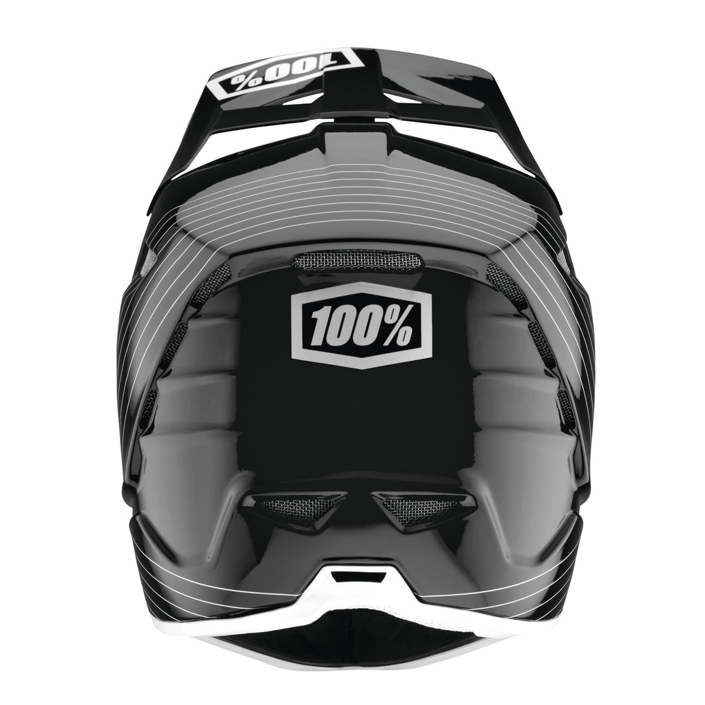 100% Aircraft Helmet Composite Silo Black - Ultimate Cycles Nowra