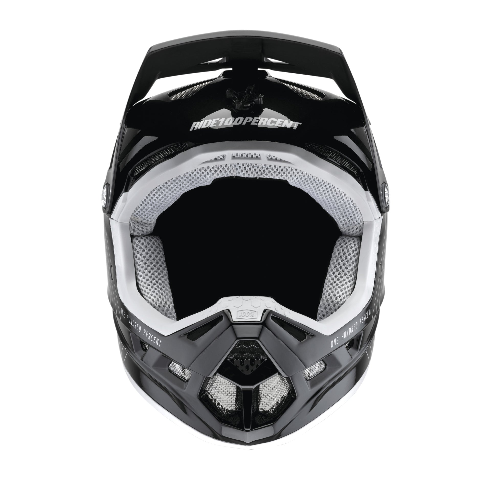 100% Aircraft Helmet Composite Silo Black - Ultimate Cycles Nowra