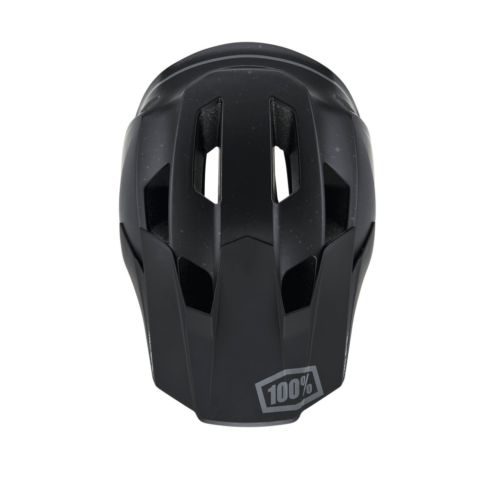 100% Trajecta Helmet Black - Ultimate Cycles Nowra