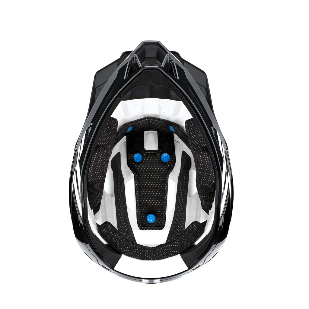 100% Trajecta Helmet Black/white - Ultimate Cycles Nowra