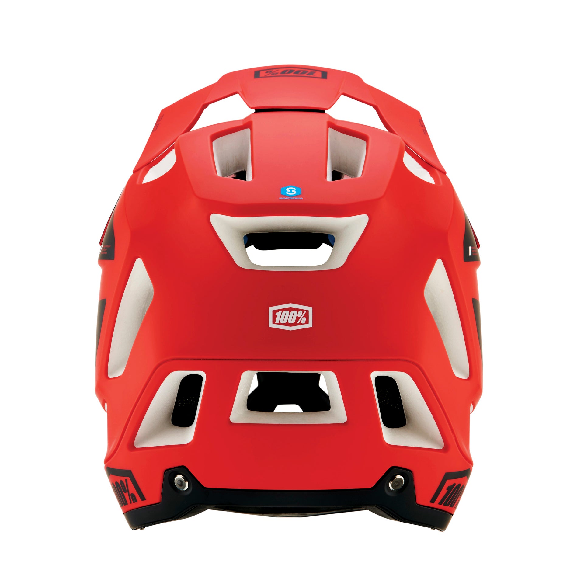 100% Trajecta Helmet Cargo Fluro Red - Ultimate Cycles Nowra