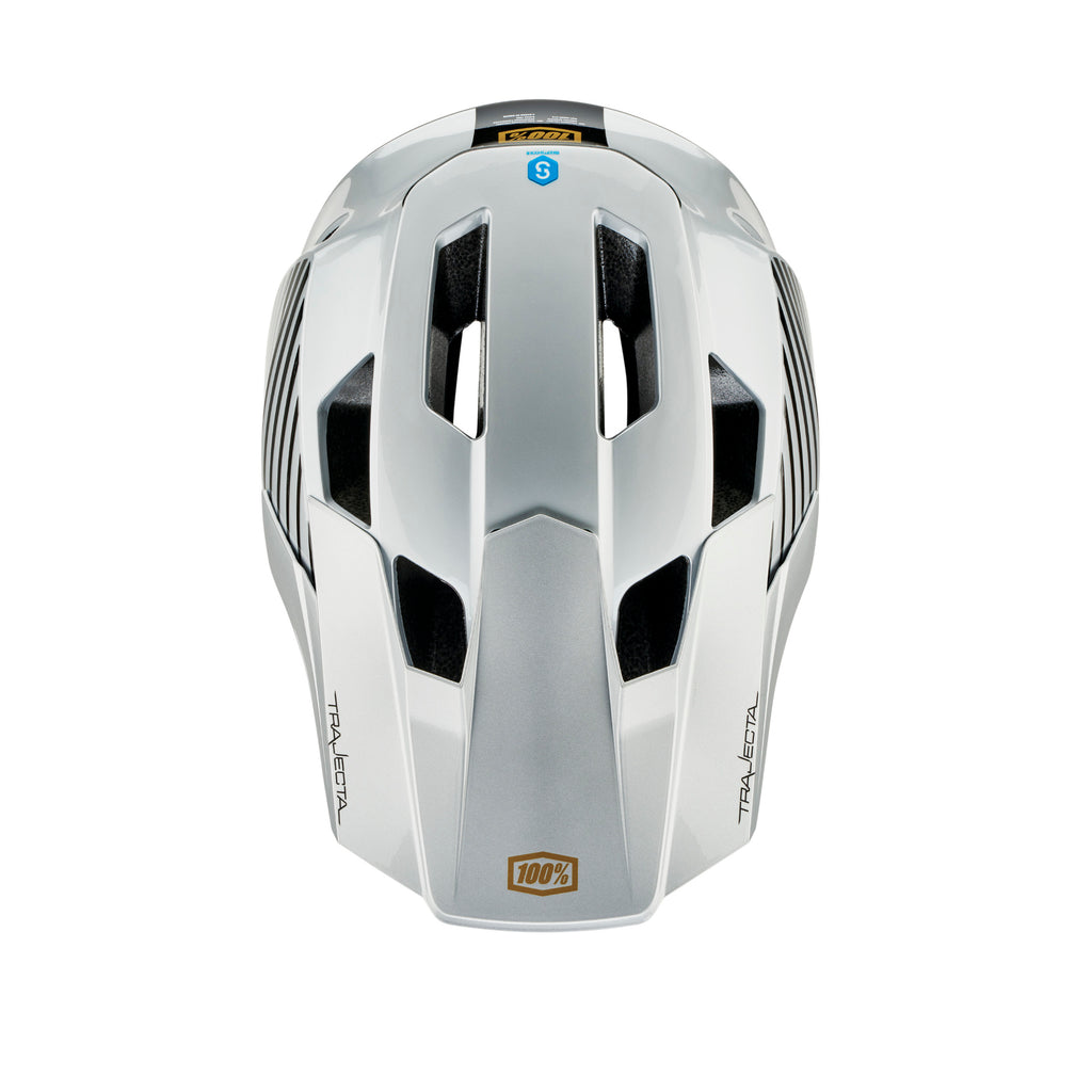 100% Trajecta Helmet Ranelagh Silver - Ultimate Cycles Nowra