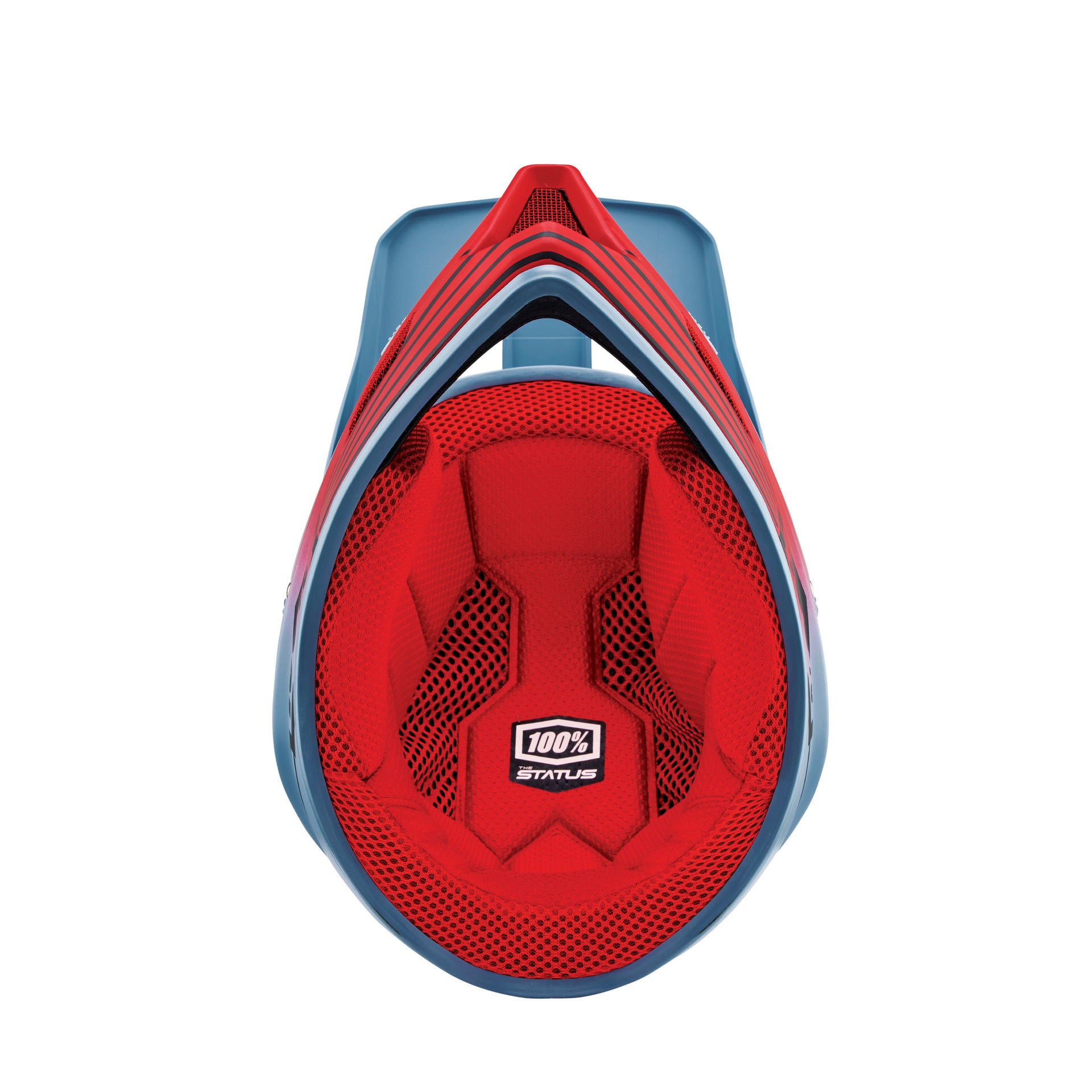 100% Status Helmet Caltec/grey - Ultimate Cycles Nowra