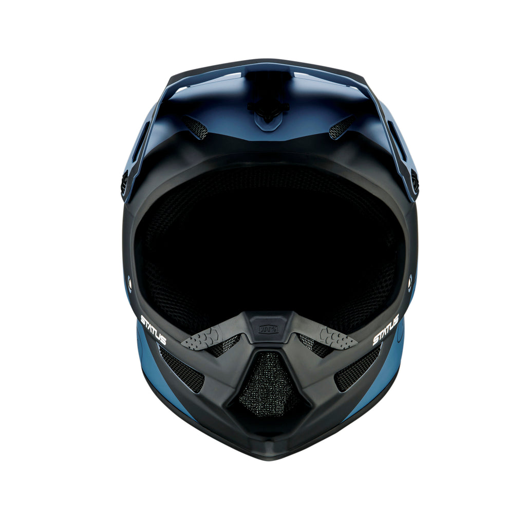 100% Status Helmet Youth Drop/steel Blue - Ultimate Cycles Nowra
