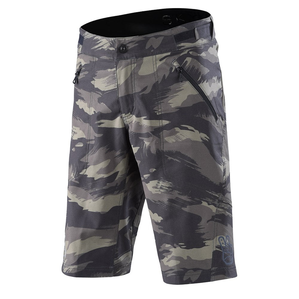 Tld Skyline Yth Short Shell Brushed Camo Military Y-28 - Ultimate Cycles Nowra