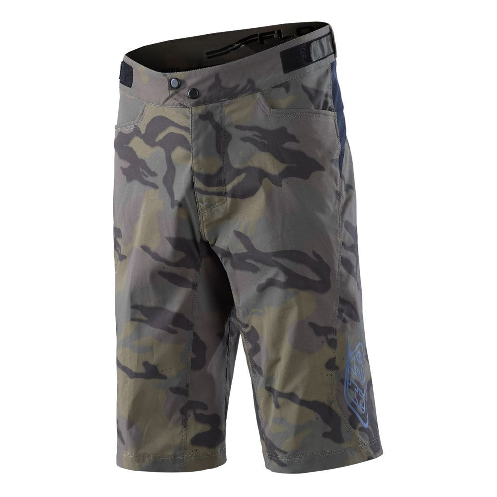 Tld 24.1 Flowline Short Shell Spray Camo Army 32 - Ultimate Cycles Nowra