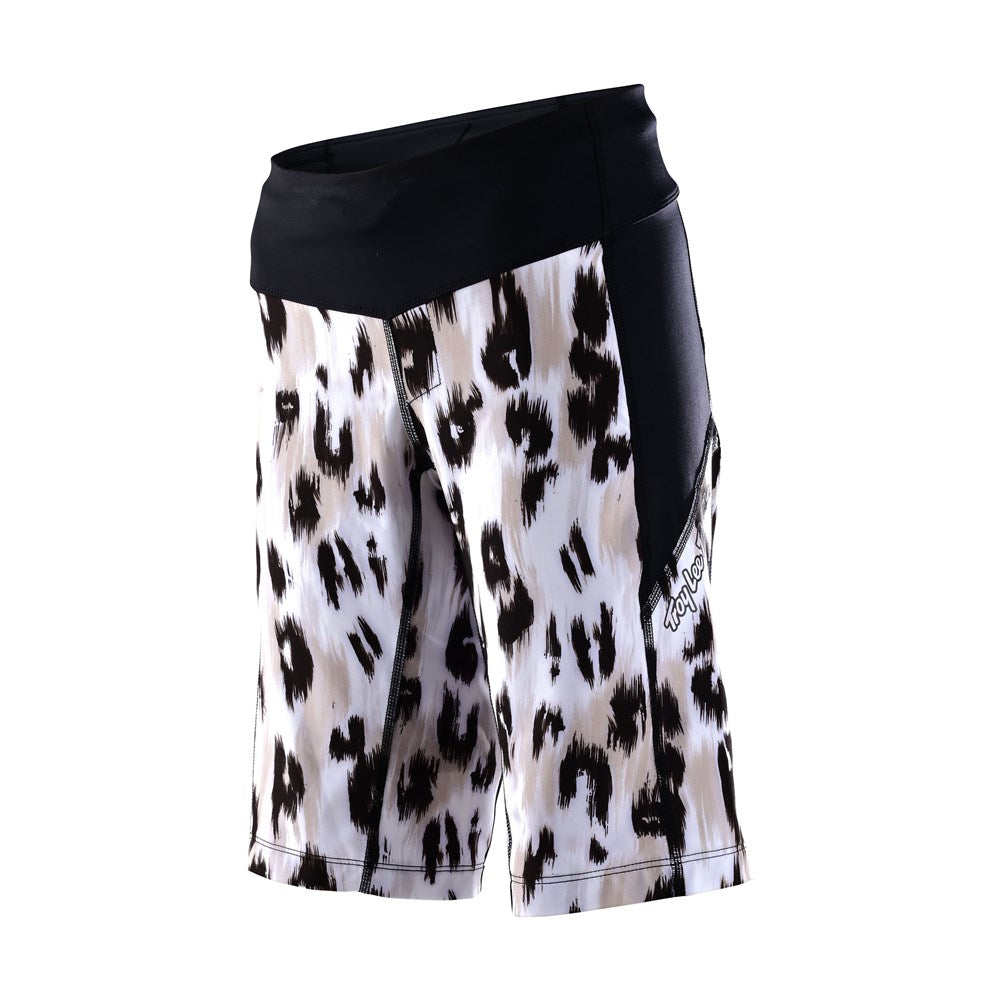 Tld Wmns Luxe Short Shell Wild Cat White W-Xlg - Ultimate Cycles Nowra