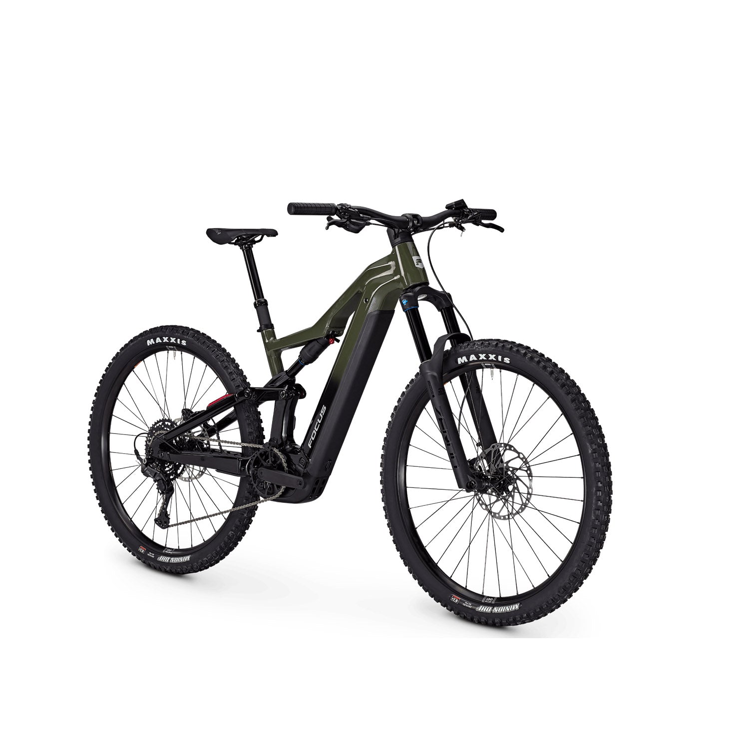 Focus Thron2 6.7 600Wh Urban Green / Magic Black 2026 - Ultimate Cycles Nowra