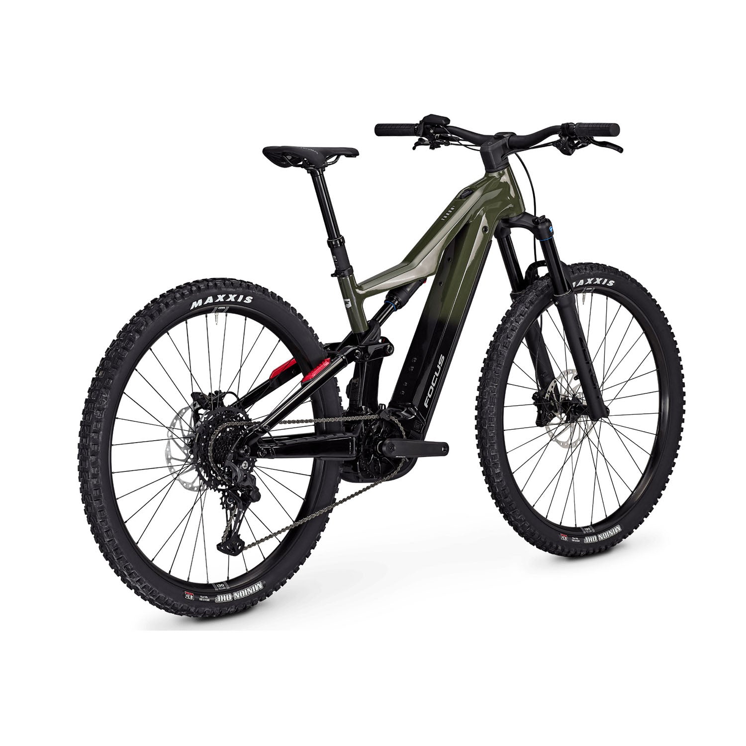 Focus Thron2 6.7 600Wh Urban Green / Magic Black 2026 - Ultimate Cycles Nowra