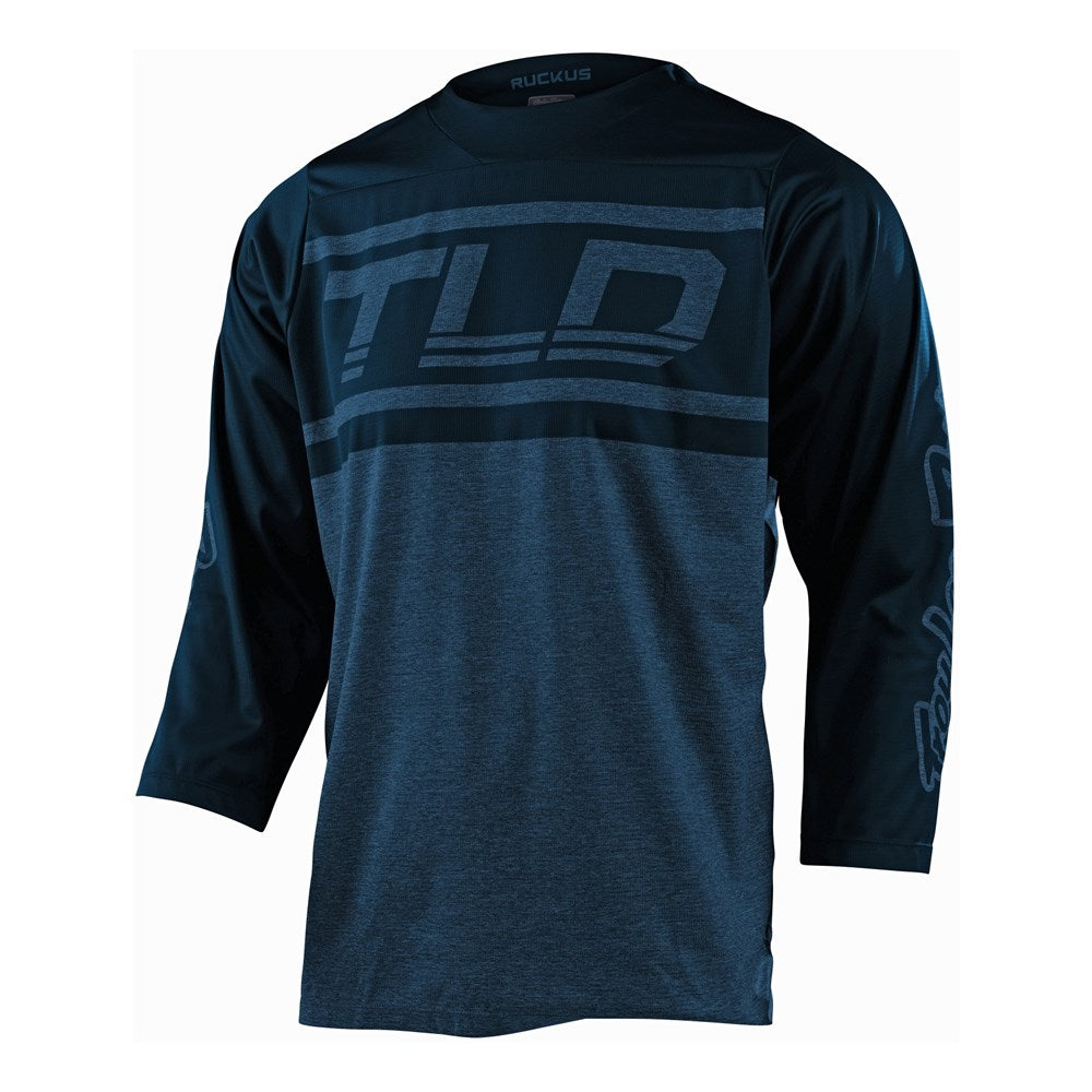 Tld Ruckus 3/4 Jersey Bars Dark Slate Xlg - Ultimate Cycles Nowra