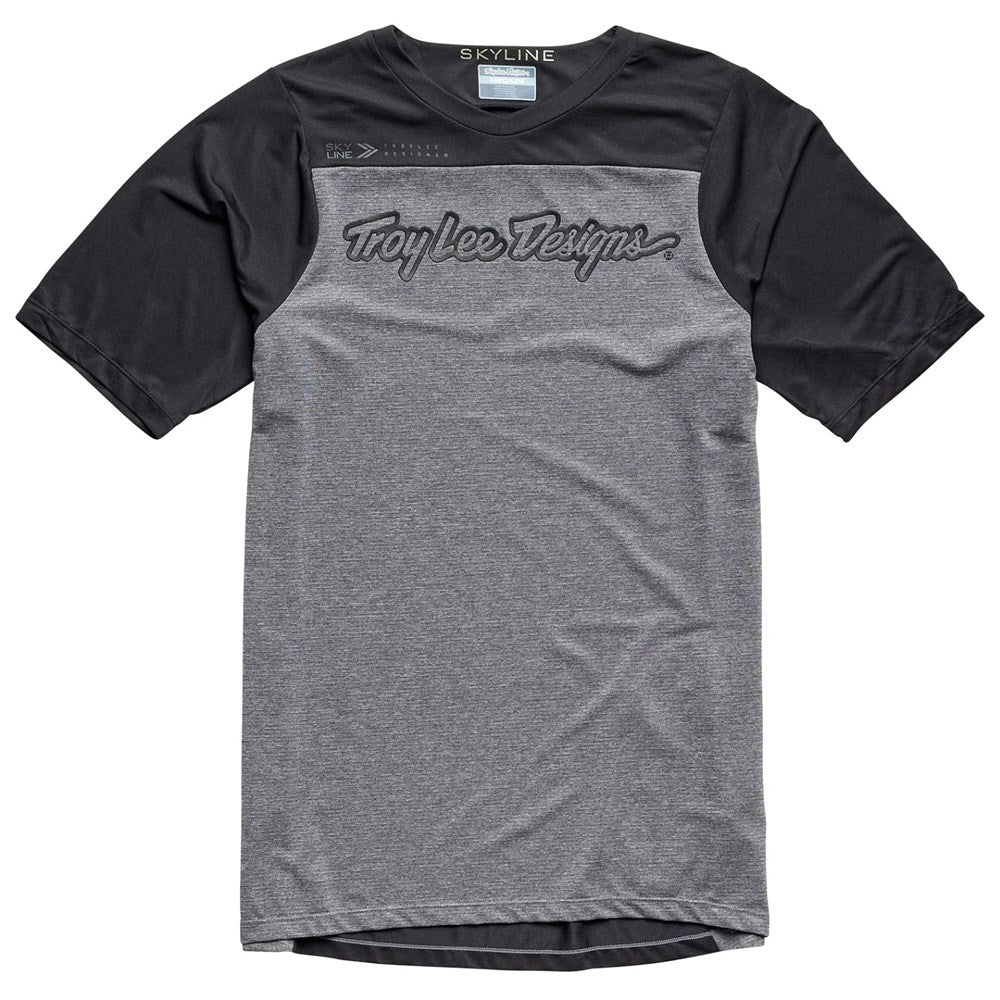Tld 24.1 Skyline Ss Jersey Signature Htr Grey / Black Lge - Ultimate Cycles Nowra