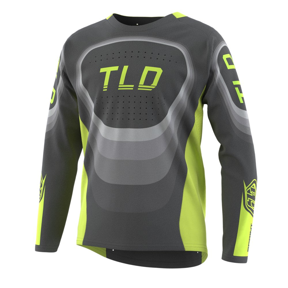 Tld 24.1 Sprint Yth Jersey Reverb Charcoal Y-Lge - Ultimate Cycles Nowra