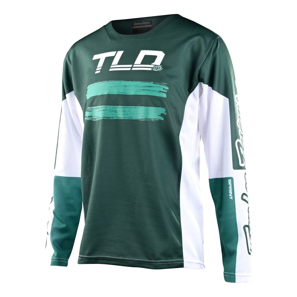 Tld Sprint Yth Jersey Marker Jungle / Ivy Y-Xsm - Ultimate Cycles Nowra