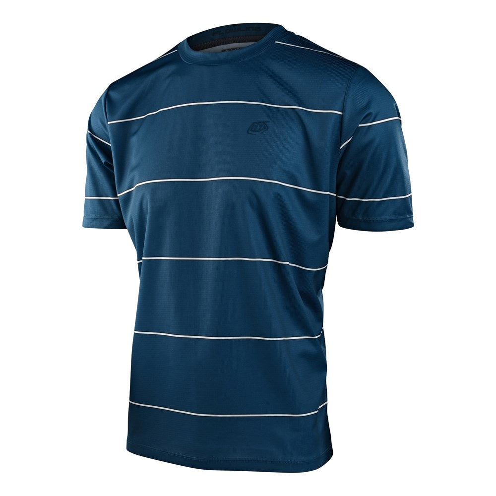 Tld Flowline Ss Jersey Revert Blue Med - Ultimate Cycles Nowra