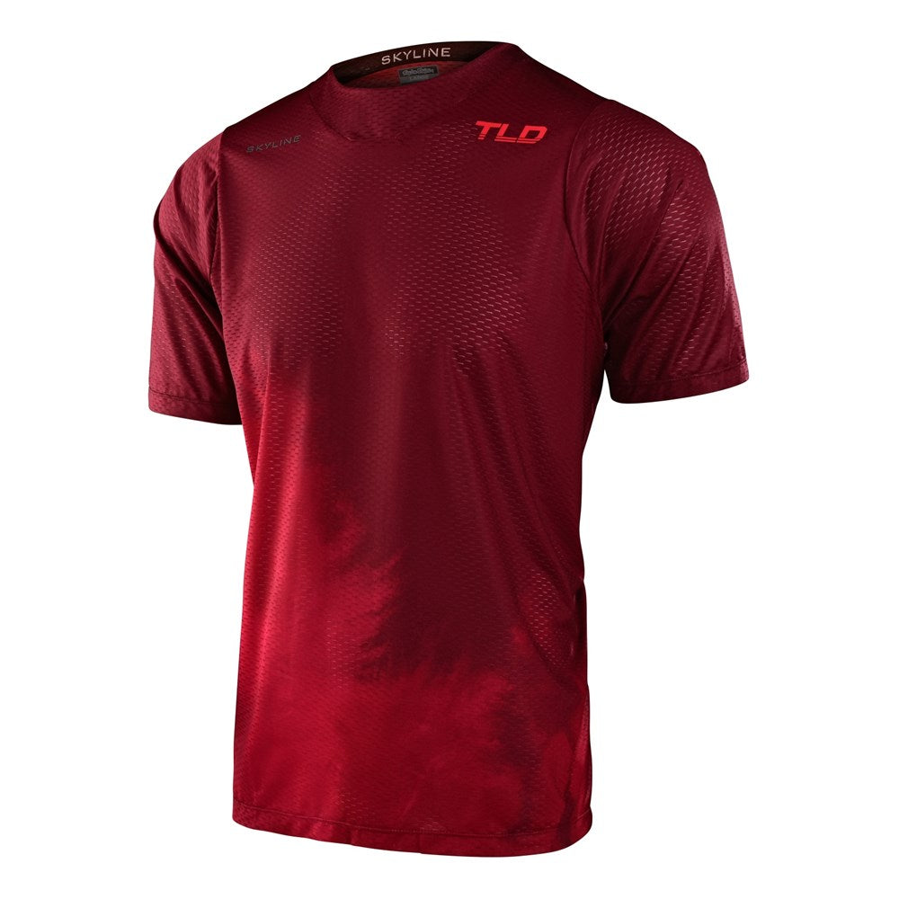 Tld Skyline Air Ss Jersey Fades Wine 2Xl - Ultimate Cycles Nowra
