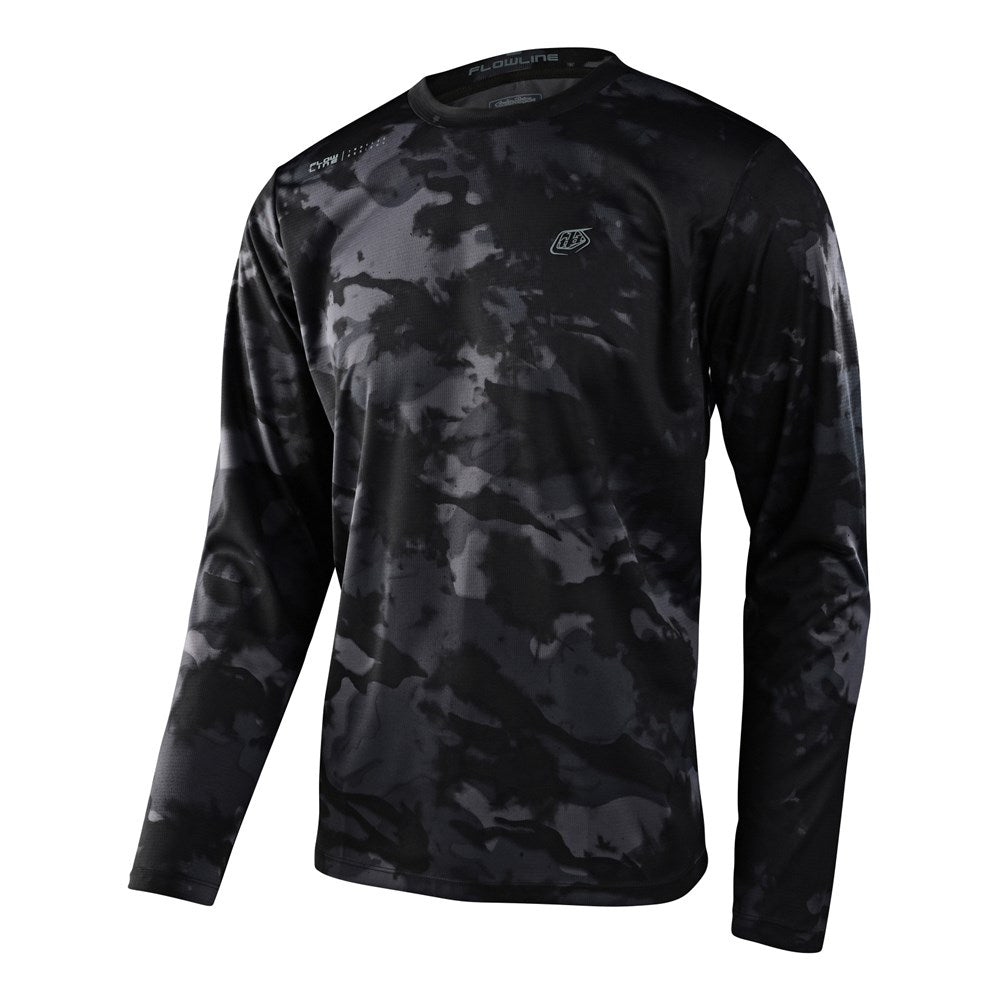 Tld Flowline Ls Jersey Covert Black Sml - Ultimate Cycles Nowra