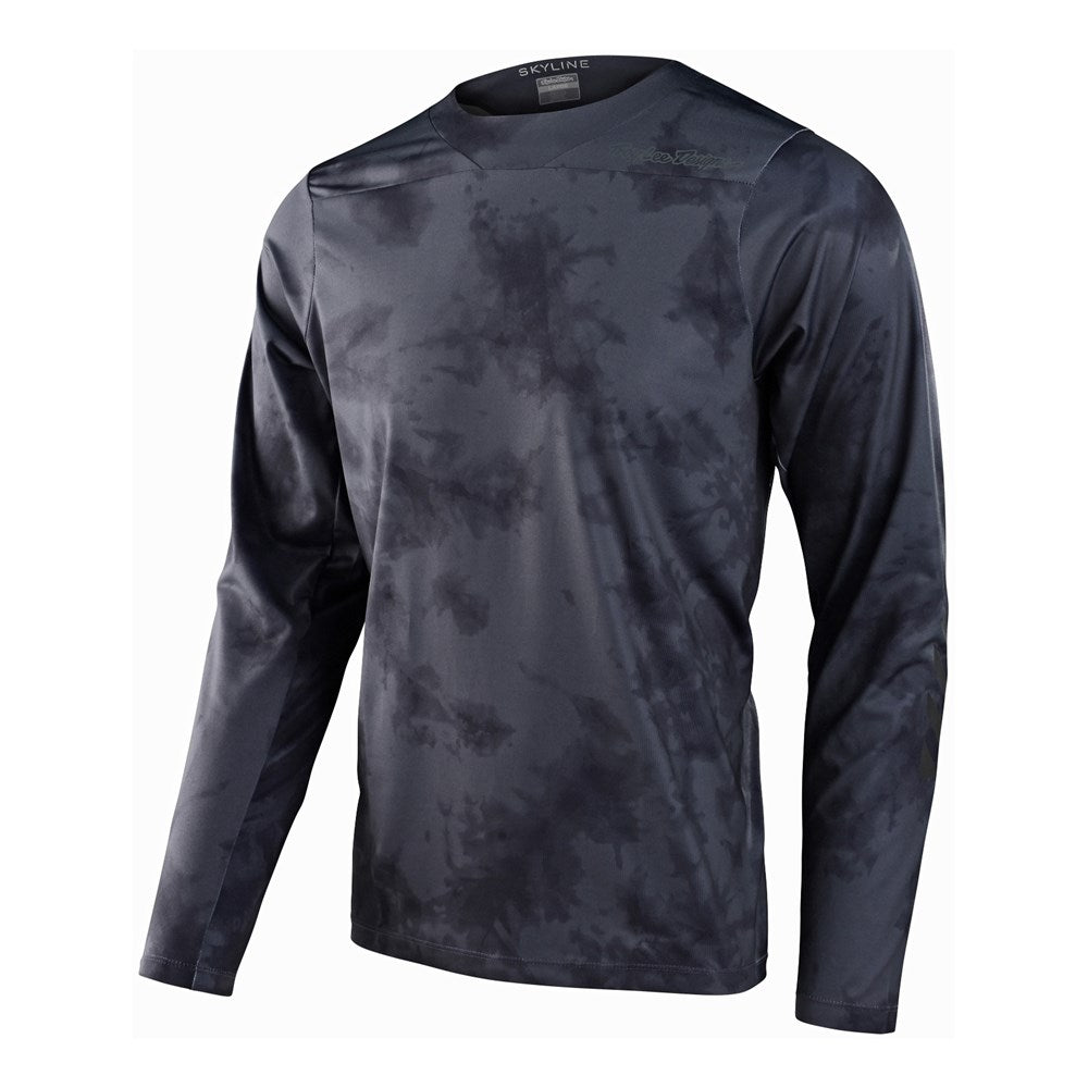 Tld Skyline Chill Ls Jersey Tie Dye Char Xlg - Ultimate Cycles Nowra