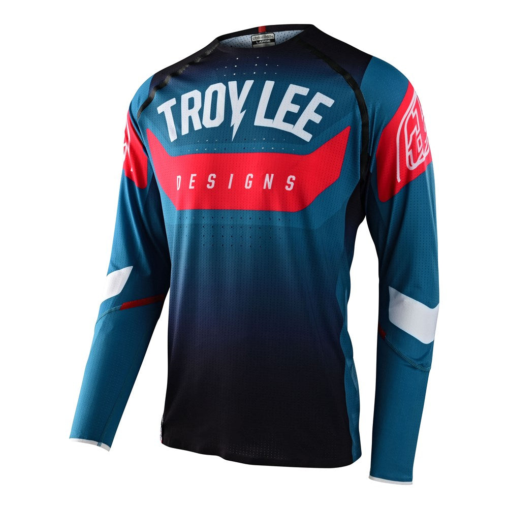 Tld Sprint Ultra Jersey Arc Blue / Black Lge - Ultimate Cycles Nowra