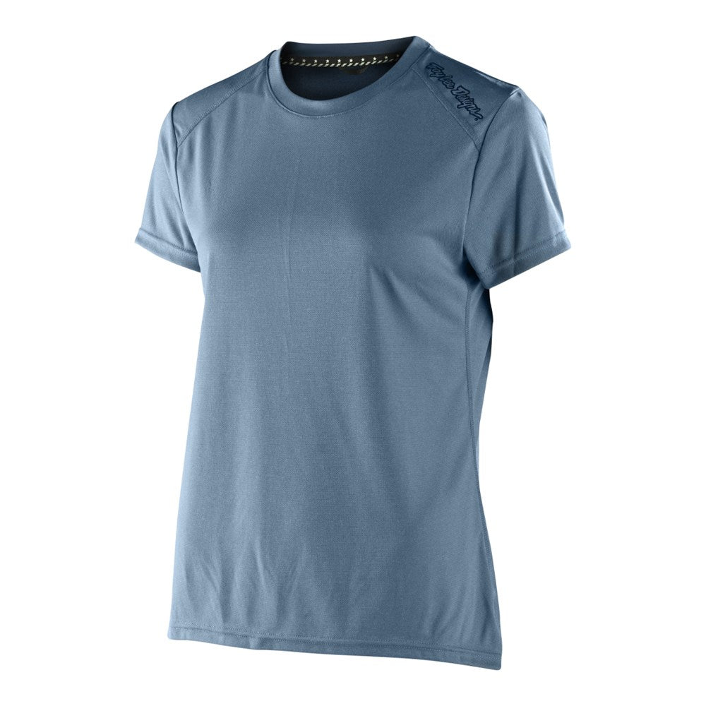 Tld Wmns Lilium Ss Jersey Heather Smoke Blue W-Xsm - Ultimate Cycles Nowra