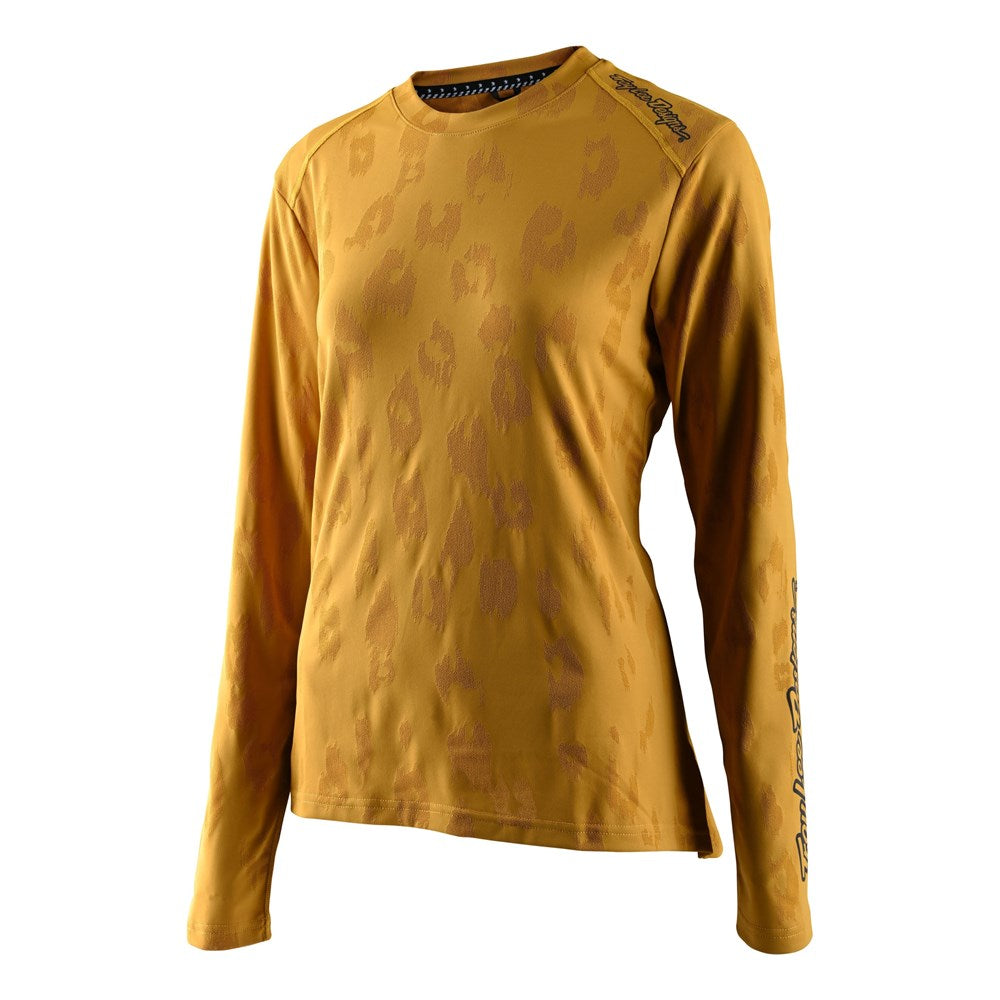Tld Wmns Lilium Ls Jersey Jacquard Honey W-Xlg - Ultimate Cycles Nowra
