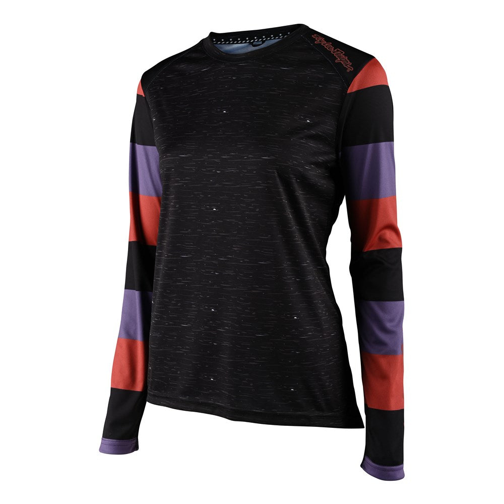 Tld Wmns Lilium Ls Jersey Rugby Black W-Med - Ultimate Cycles Nowra