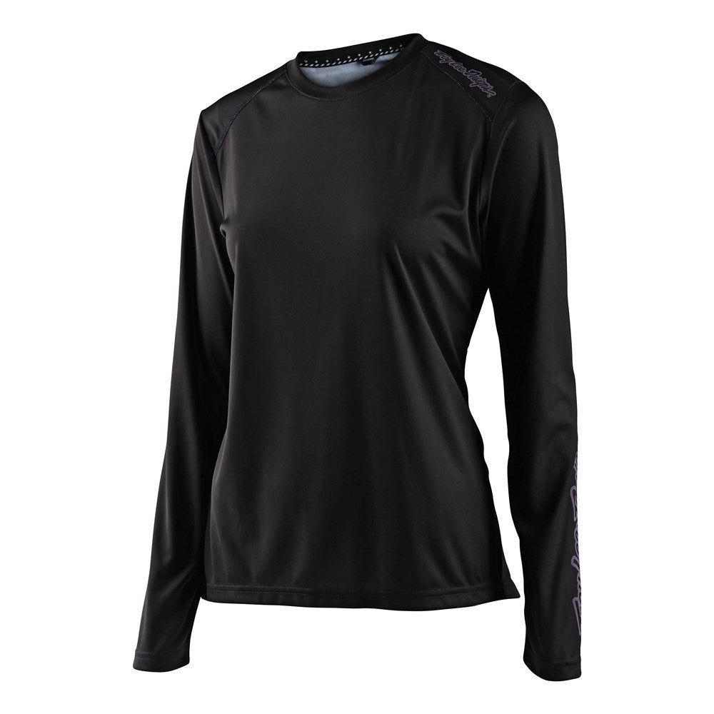 Tld 24.1 Wmns Lilium Ls Jersey Black W-Med - Ultimate Cycles Nowra