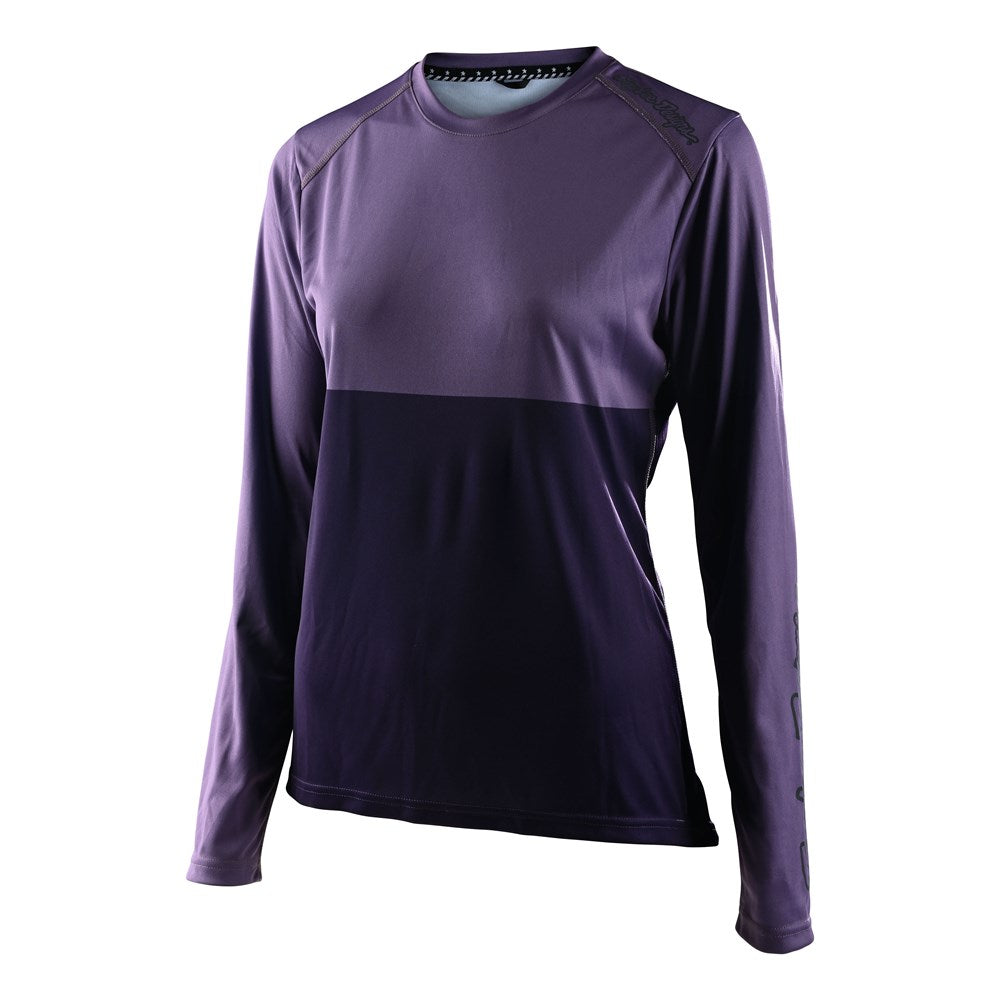 Tld Wmns Lilium Ls Jersey Block Orchid / Purple W-Xlg - Ultimate Cycles Nowra