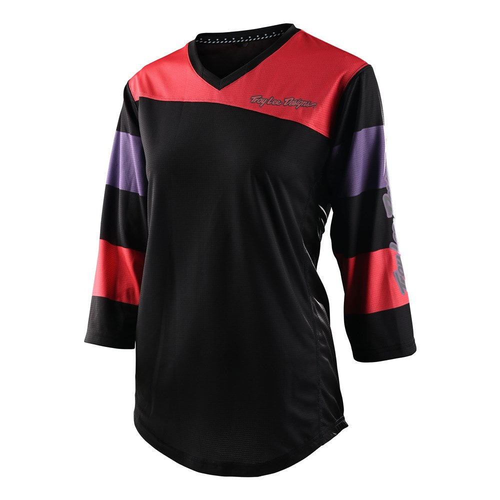 Tld Wmns Mischief 3/4 Jersey Rugby Firecracker W-Xlg - Ultimate Cycles Nowra