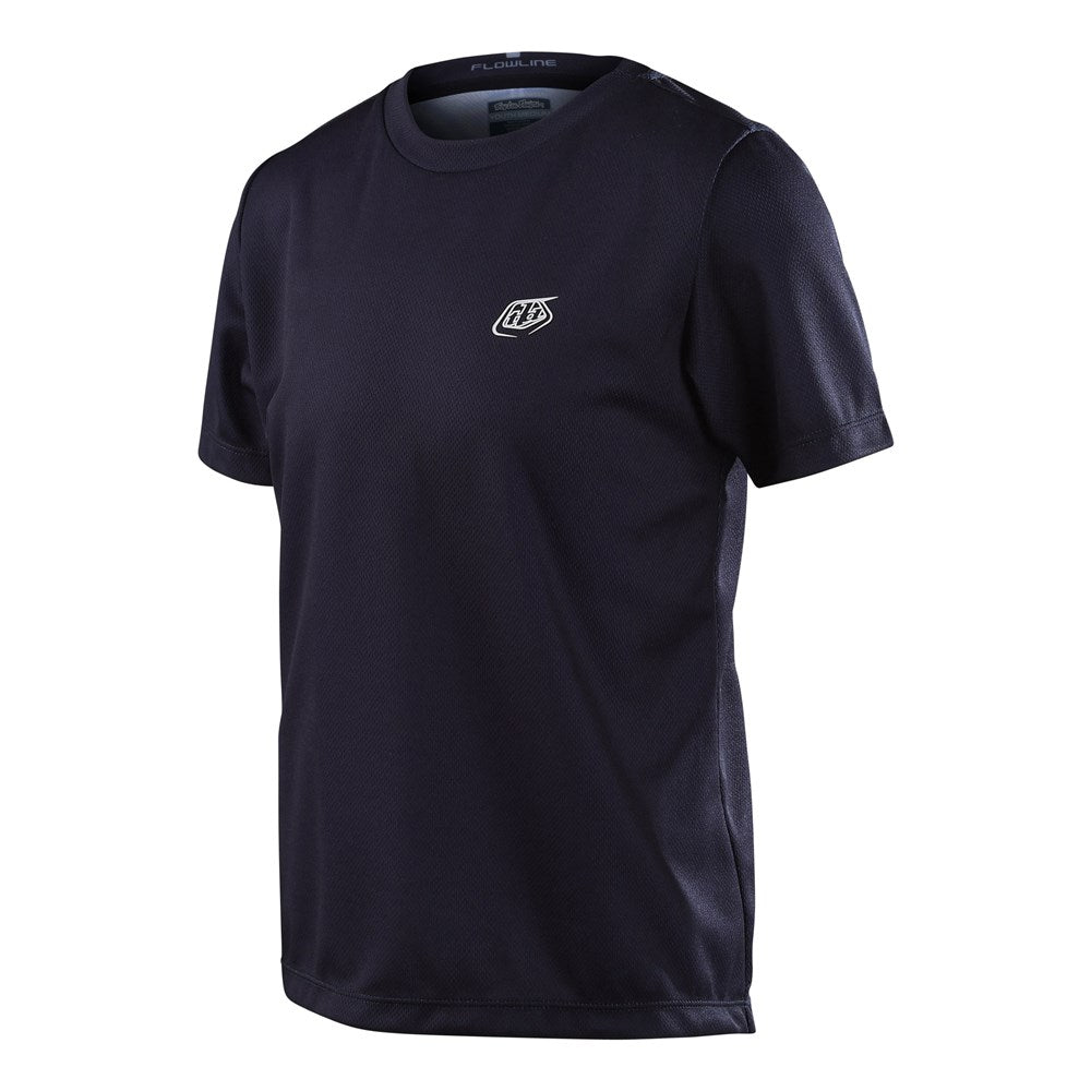 Tld 24.1 Flowline Ss Yth Jersey Black Y-Xsm - Ultimate Cycles Nowra