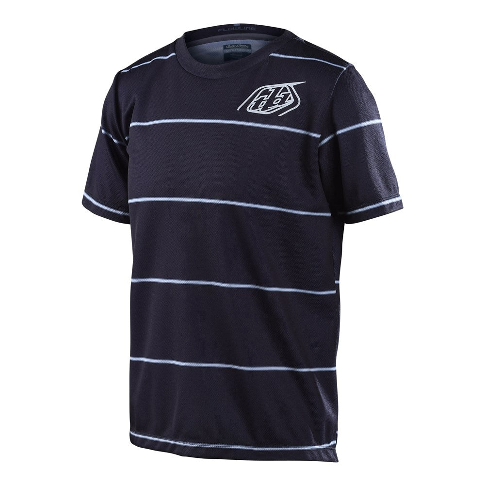 Tld 24.1 Flowline Ss Yth Jersey Revert Black Y-Lge - Ultimate Cycles Nowra