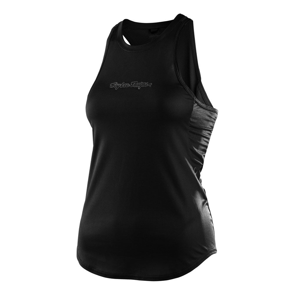 Tld Wmns Luxe Tank Black W-Med - Ultimate Cycles Nowra