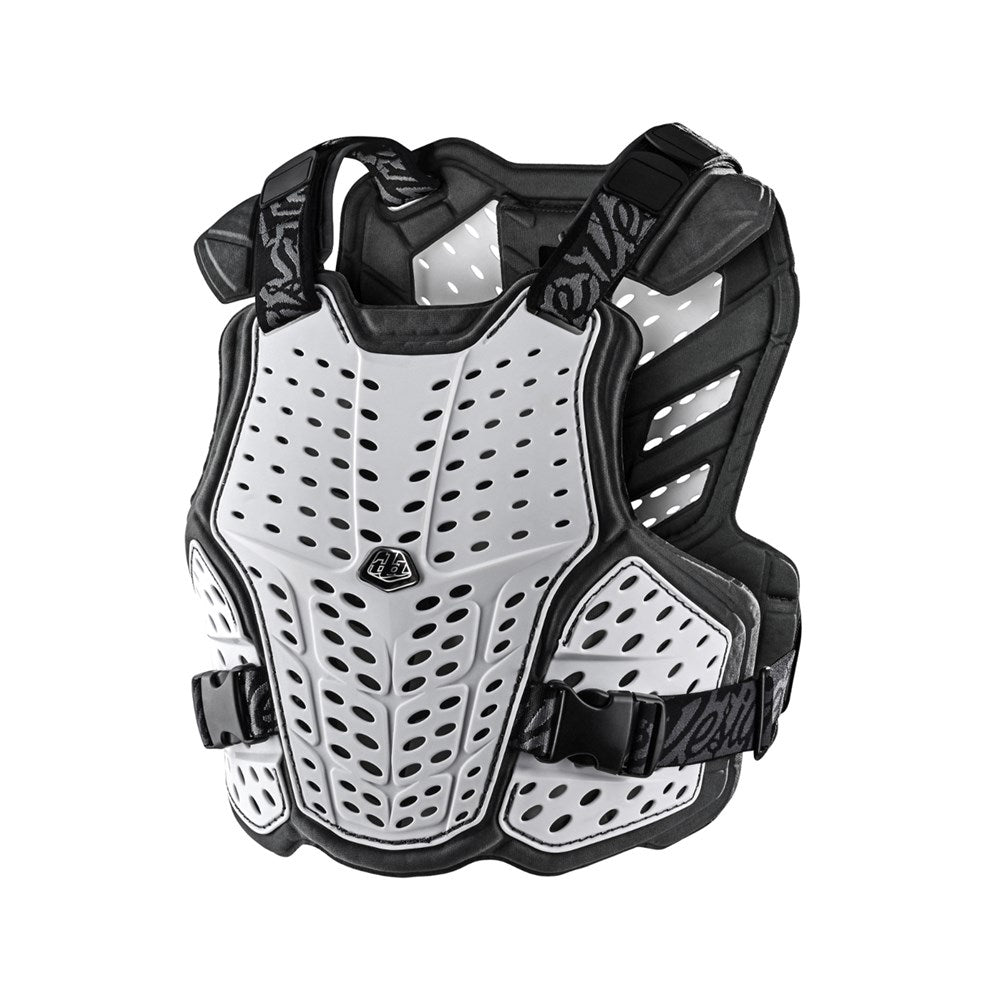 Tld 24.2 Rockfight Yth Chest Protector White Youth Y-Osfm - Ultimate Cycles Nowra