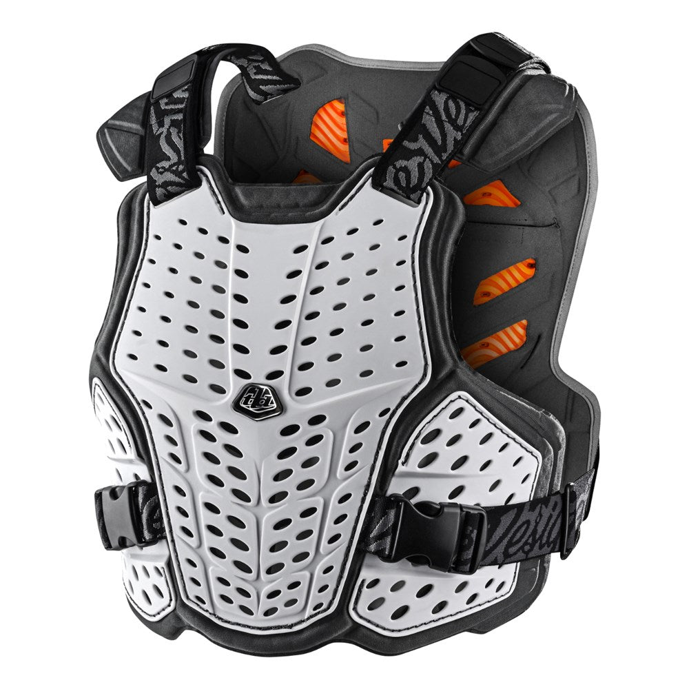 Tld 24.2 Rockfight Ce D30 Chest Protector White Xsm / Sml - Ultimate Cycles Nowra
