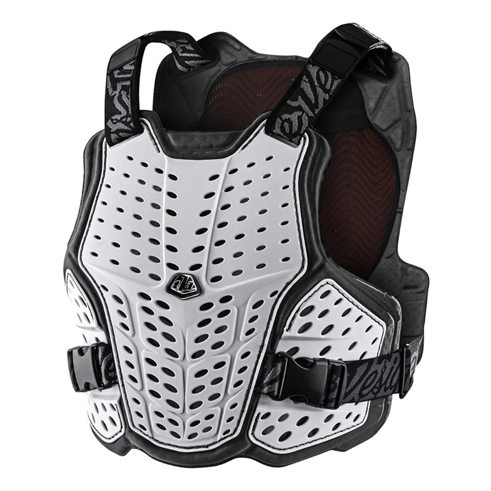 Tld 24.2 Rockfight Ce Flex Chest Protector White Xlg / 2Xl - Ultimate Cycles Nowra
