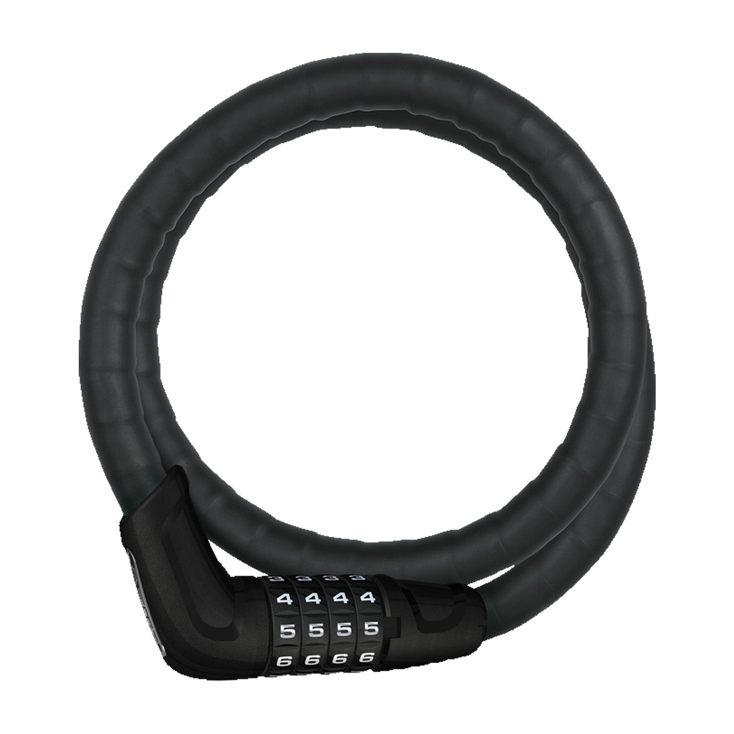 Abus Lock Tresor 6615c Combo 85cm Scmu Black - Ultimate Cycles Nowra