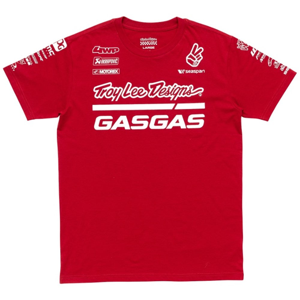 Tld 24 Gasgas Ss Tee Dark Red 2Xl - Ultimate Cycles Nowra