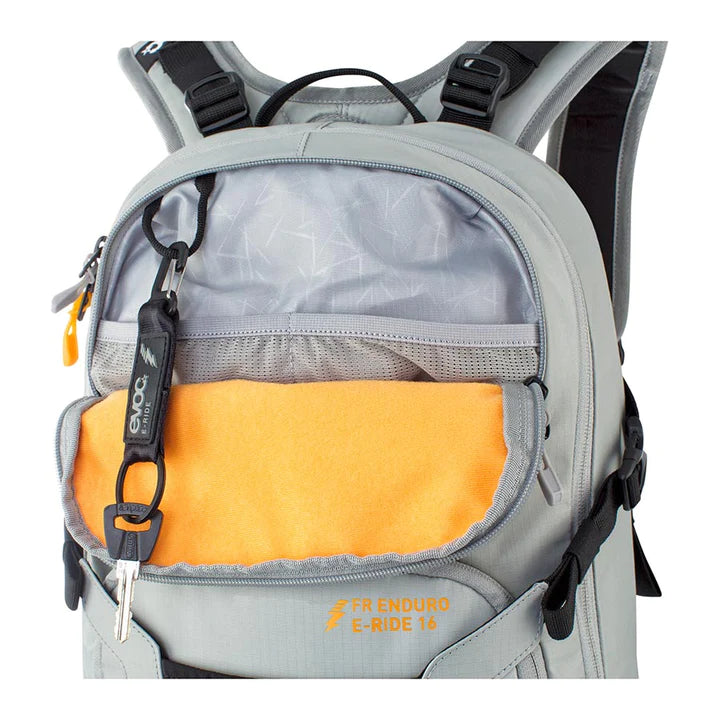 Evoc Fr Enduro E-ride 16 Backpack Stone/bright Orange M/l 16l - Ultimate Cycles Nowra
